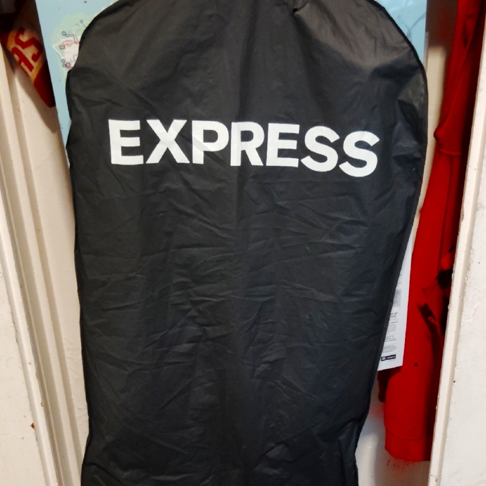 Express Dark Grey Suit With Travel Bag